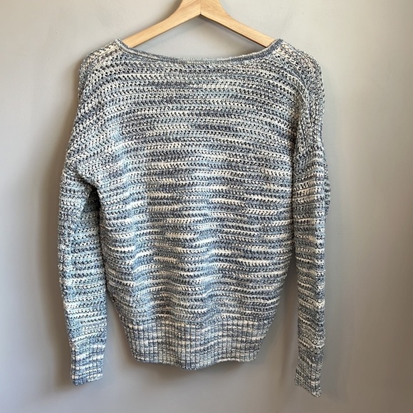 Madewell Southbrook Open-Stitch Pullover Sweater in Space-Dye SZ XS - Picture 5 of 7